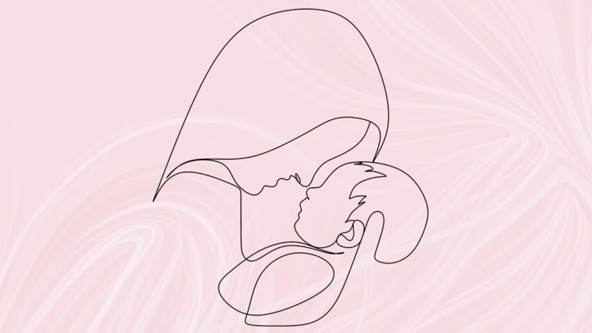 motherhood line drawing